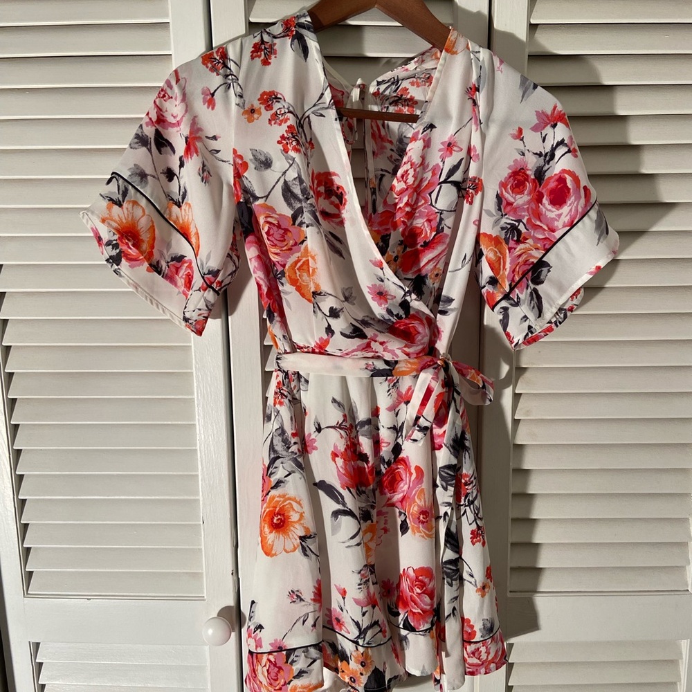 Floral Romper.
